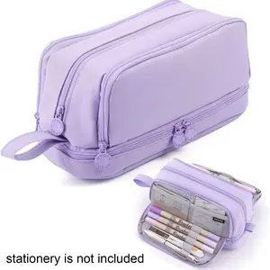 Large Capacity Pencil Case, Aesthetic Pen Bag, Oversized Zipper Pouch for Teen Girls and Adults, Fashion School Supplies, Stationery Supplies