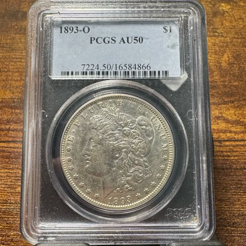 1893-o Morgan Dollar PCGS AU50