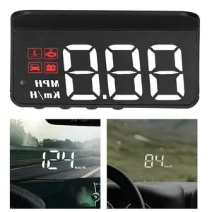 Car Heads Up Display  (1 Piece) Interior Decoration Accessories, Digital Head Up Display for Summer, Car GPS, USB Powered