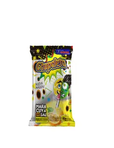 passion fruit lollipop with salt - strips