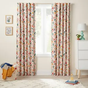 42"W x 84"L In the Garden Kids' Blackout Window Curtain Panel - Pillowfort