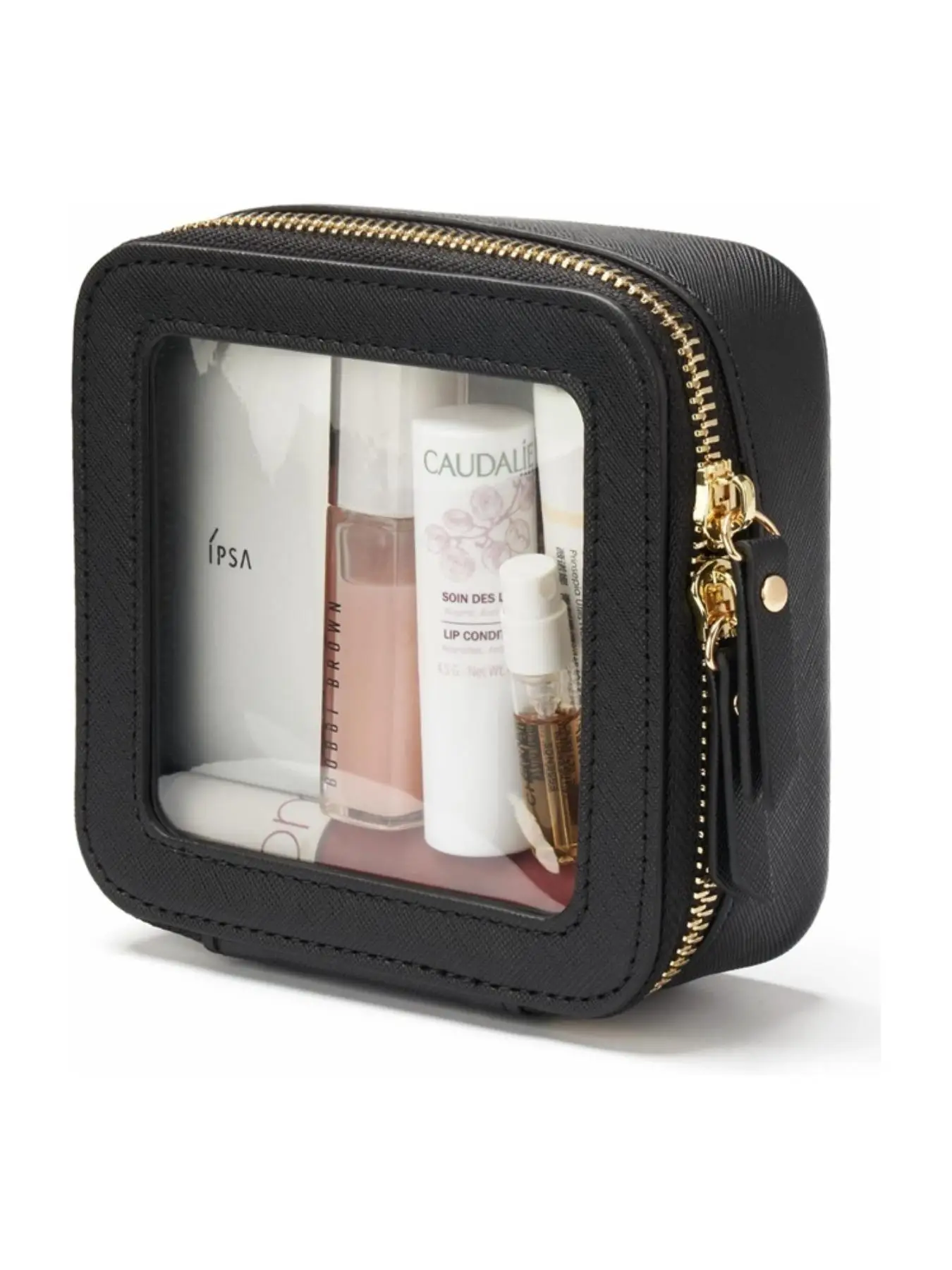 Solid Color Makeup Bag, Back To School, Waterproof Square Clear Makeup Bag, Cosmetic Storage Bag, Makeup Case, Cosmetics Organizer, Lipstick Organizer