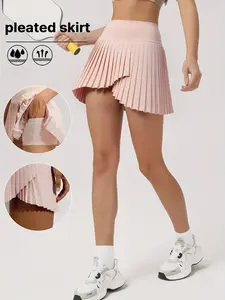 Women's High Waisted Pleated Tennis Skirt Shorts Pocket, Tennis Skort, Sporty Golf Skirt Pants for Running Fitness Casual Wear All Seasons, Athletic Skorts, Casual Comfy Skorts, Workout Tennis Skorts, Pleated Sports Skirt