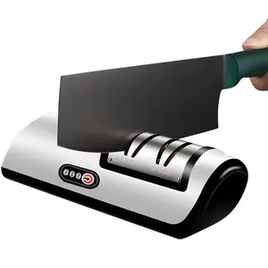Professional Electric Knife Sharpener, 1 Count USB Rechargeable Kitchen Knives Sharpening, Household Knife Sharpener for Kitchen, Kitchen Gadgets