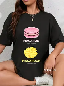 100% Cotton Macaron Macaroon Macaron Lover T-Shirt