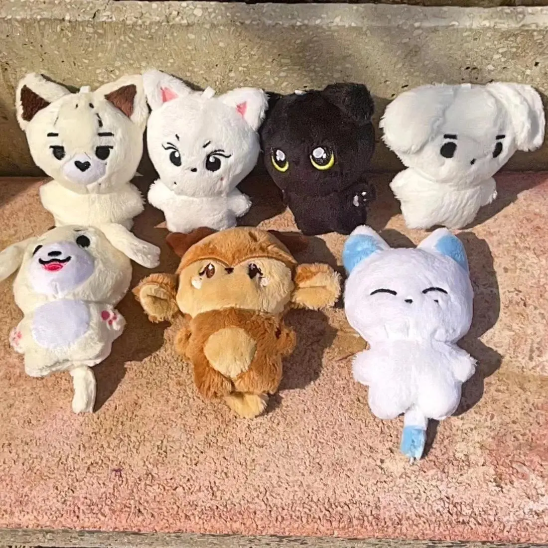 Kpop Plush Keyring – JUNGWON, HEESEUNG, JAY, JAKE & SUNGHOON Cute Stuffed Toy Pendant for Bags, Fans Gift
