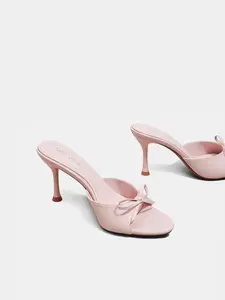 2026 Trendy Women's High Heel Sandals, Summer Bow Design, Comfortable and Versatile, Perfect for Various Events and Gatherings