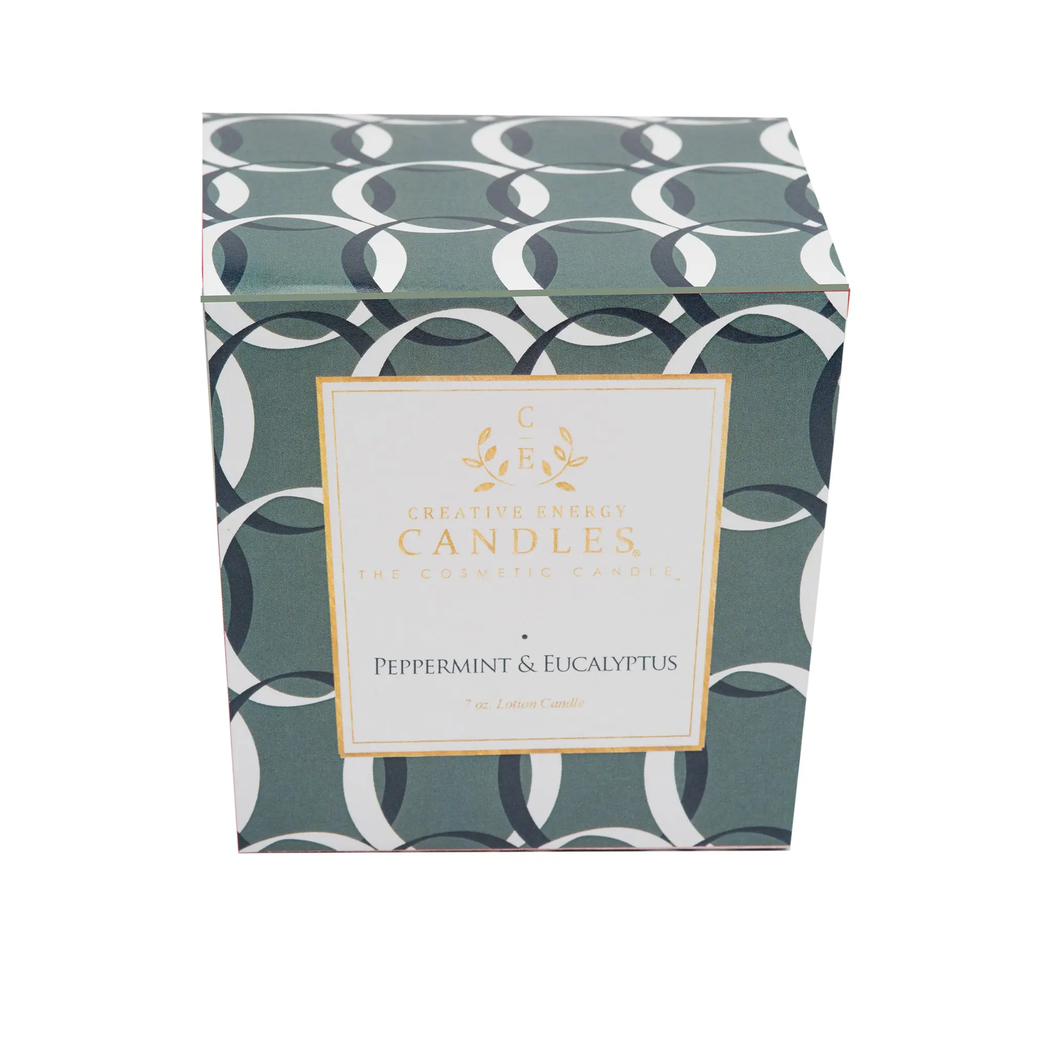 Creative Energy Peppermint & Eucalyptus Lotion Candle – Fresh Aromatherapy