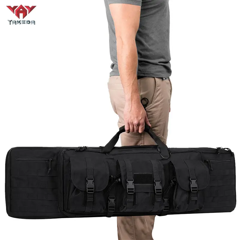 YAKEDA GN-9013 Tactical Rifle Case - 36"/42" 900D Nylon Gym Bag, Durable Storage for Hiking/Light Outdoor, Spacious Padded Interior & Ergonomic Design for Enhanced Protection
