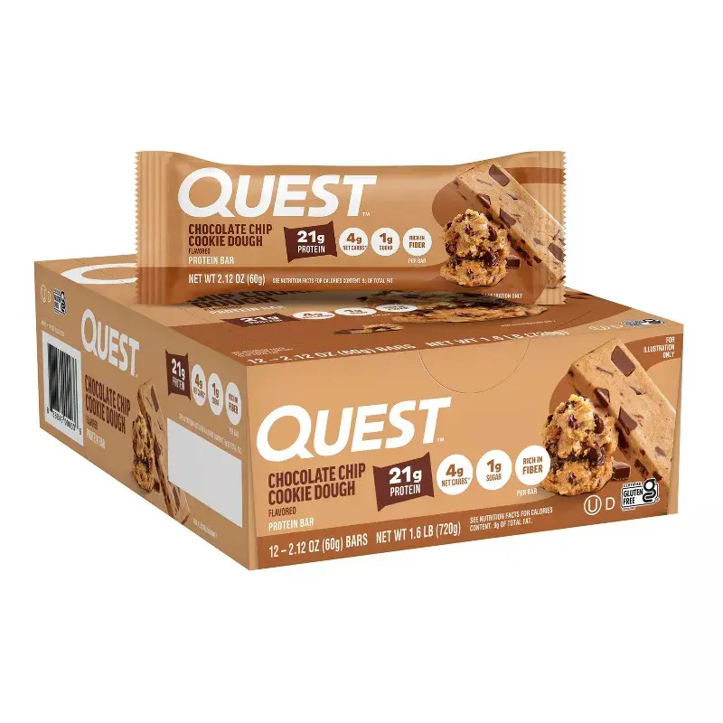 Quest Nutrition Protein Bar - Chocolate Chip Cookie Dough