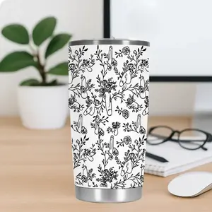 BNB Floral Willy P a t t e r n Tumbler 20oz/30oz, Sassy NSFW Tumbler, Funny Gift for Friends Roommates, Sarcastic Adult Cup, Best Gift for Husband Wife Boyfriend Girlfriend, Bestie