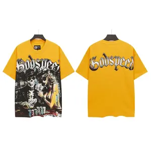 Godspeed  Graphic T-Shirt Men Women Oversized Vintage Streetwear Tee Y2K Summer Casual Loose Fit Top for Teens