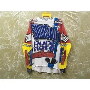 2025 men's long sleeve t-shirt mtb downhill  moto Enduo off road bmx mx dh motocross clothes cross motorcycle Sweatshirt  Professional Sports Clothing