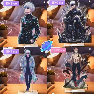 Acrylic Standee for Jjk Gojo Satoru Ryomen Sukuna Different Styles Anime Acrylic Standing Plates Desktop Decoration Toy Gifts