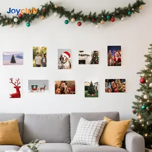 Joyclub 20 Pcs Sublimation Metal Photo Blanks 4x6 Inch Aluminum Sublimation Sign Blanks Wall Photo Sign for Living Room Bedroom Decor 0.45mm Thickness