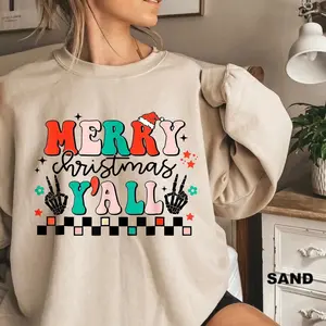 11” DTF Direct to film Transfer - Merry Christmas Y’all - Ready to ship Clothing Womenswear