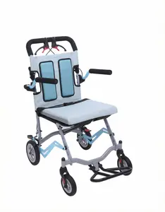 Gaomon Patient Transfer Chair with Hydraulic Lift System, 180° Split Design Bedside Commode & Bedside Chair for Fall Prevention, Bathroom Safety and Home Care Healthcare Tool