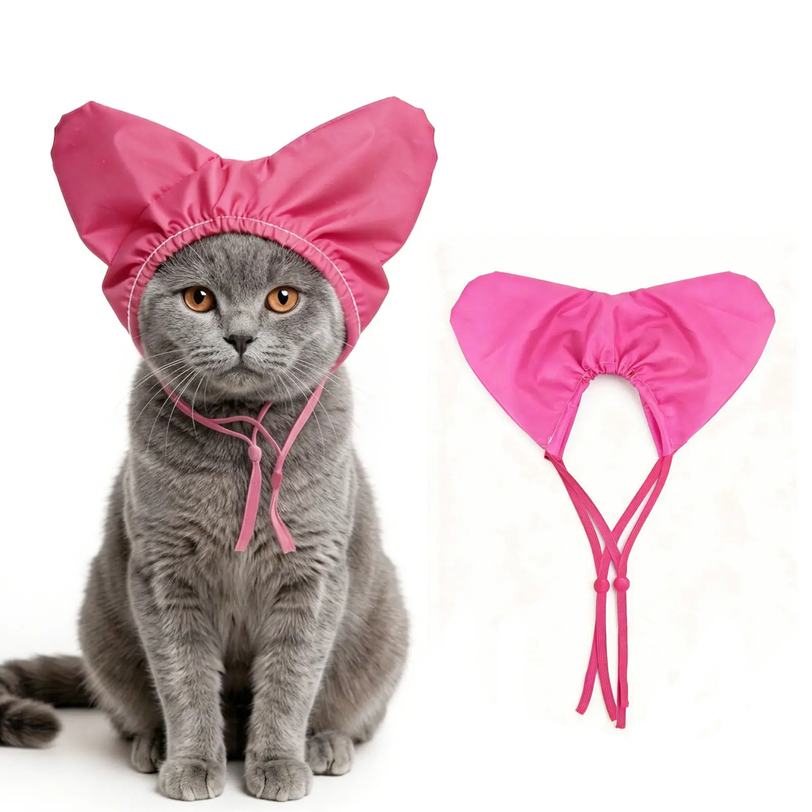 Adjustable Pet Shower Cap, Waterproof Ear Protection for Dogs and Cats, Bathroom Beauty Ear Drop Guard, Adjustable Design for Comfort