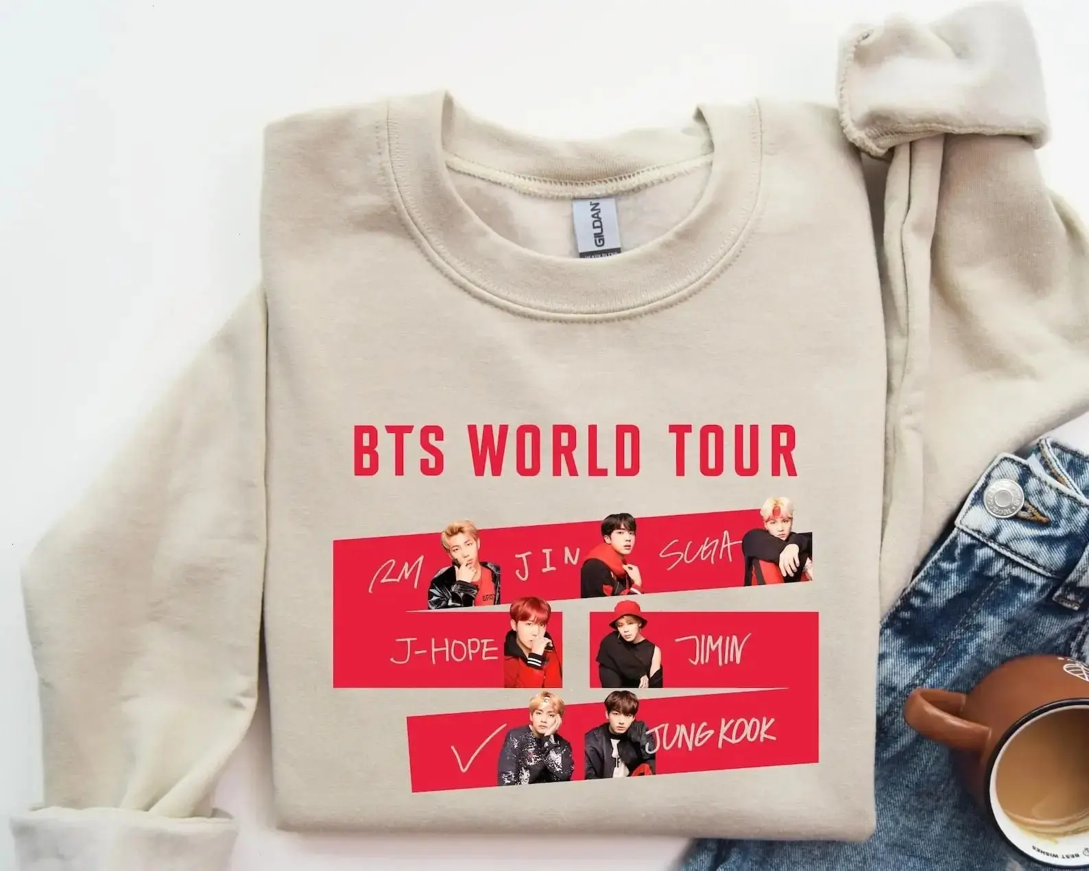 World Tour 2026 Sweatshirt, Bantang Concert 2026 Shirt, Army Fan Gift, Bangtan Comeback Sweater, Merch, Army Fan Shirt