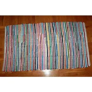 USED-Rag rugs from Stjerna of Sweden - Emma (light multi) (135 x 195 cm) (Hardcover)