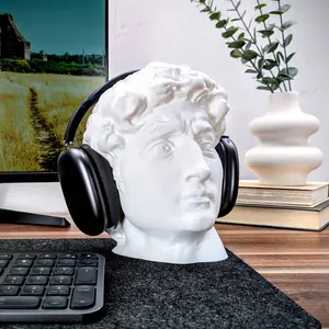 BeamTeam3D Michelangelo's David Headphone Stand - Desk Organizer Stand