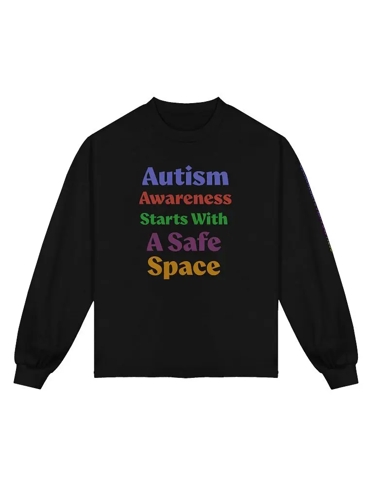 Safe Space Autism Awareness Long Sleeve Shirt