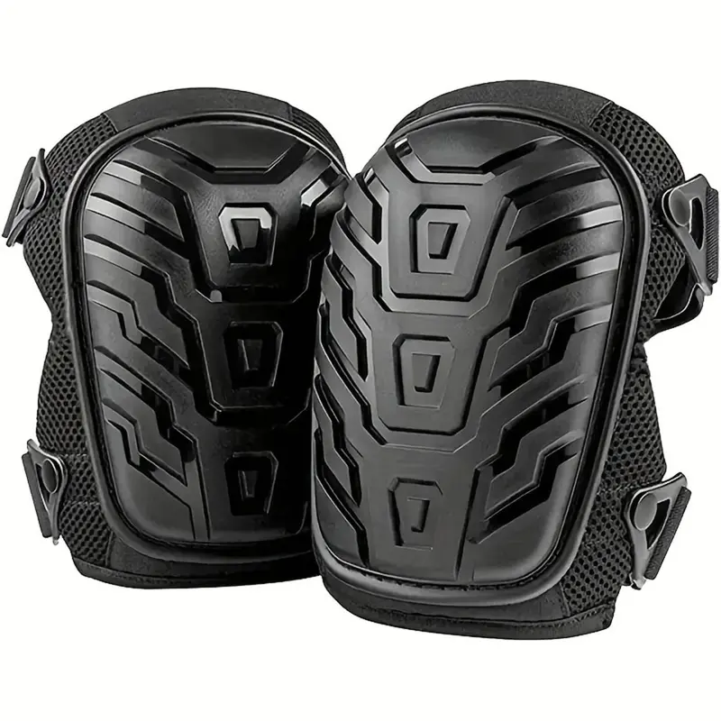 Professional Knee Pads, 1 Pair Foam Padding Gel with Strong Double Straps, Comfortable Knee Protection for Indoor and Outdoor Use, Construction & Safety Gear, Kneepads