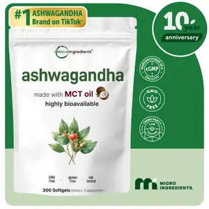Micro Ingredients Ashwagandha Supplements 6,000mg Per Serving