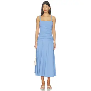 Susana Monaco Low Gathered String Dress in Sailor