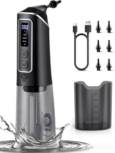 Ear Wax Removal Kit - FSA-HSA Eligible Safe Electric Ear Cleaner with Water Temp Sensor, IPX7 Waterproof USB Chargeable Ear Irrigation Flushing System for Effective Ear Cleaning