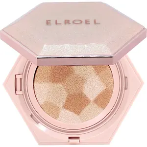 ELROEL Blending Cushion - Official Product 4-in-1 Korean Cushion Foundation with Italian Caviar, Collagen & Hyaluronic Acid - 12HR Long Lasting, Hydrating & Age-Defying Makeup Concealer 0.44 oz