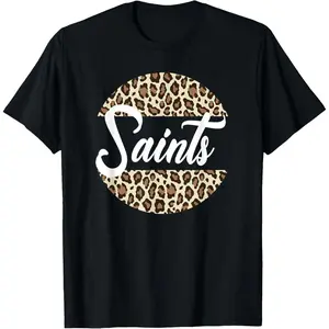 Saints High School Mascot Sports Team Women's Saints T-Shirt,Unisex,Made in USA,graphic tees