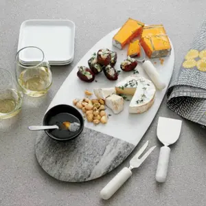Crate&Barrel 2-Tone Marble Board, Retail $89