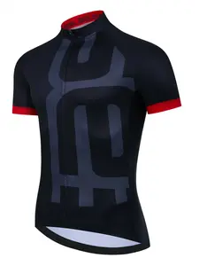 Summer Cycling Jersey Short Sleeve Top, Ultra-Light Road Bike Outdoor Mountain Sports Wear, Sporty Slim-Fitting Print Pattern