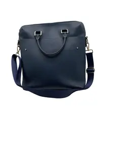 Pre-owned PRADA Large Capacity Vertical Leather Briefcase Purse/WJ06605005/5005