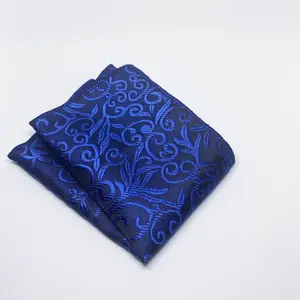 Navy Pattern Pocket Square