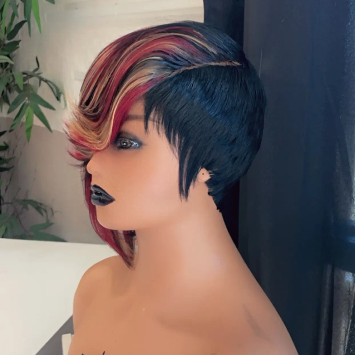 100% human hair custom wig