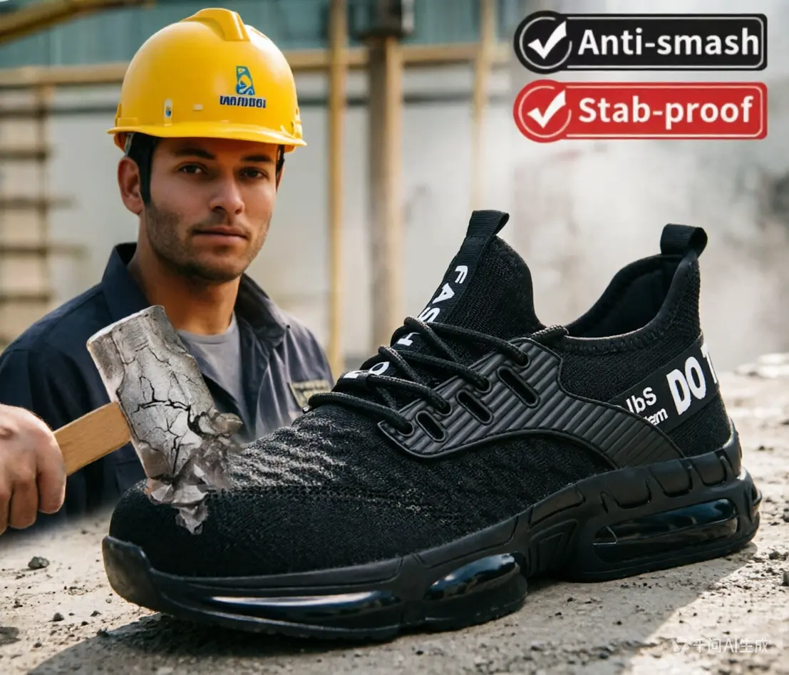 mens lightweight safety trainers - TikTok Shop
