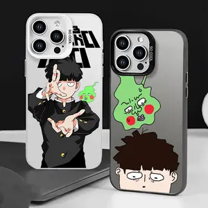 Mob Psycho 100 Anime Phone Case For IPhone 16 15 14 13 12 11 Pro Max Mini X XR XS SE 8 7 Plus Colorful Cover Funda Soft Silicone IPhone 16 Case Premium Phone Case Deals For You