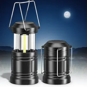 Foldable Tent Light Portable Camping Lamp, Camping Lantern, Emergency Lighting for Tents and Fishing, Outdoor Adventure Essential, No Aaa Batteries Included