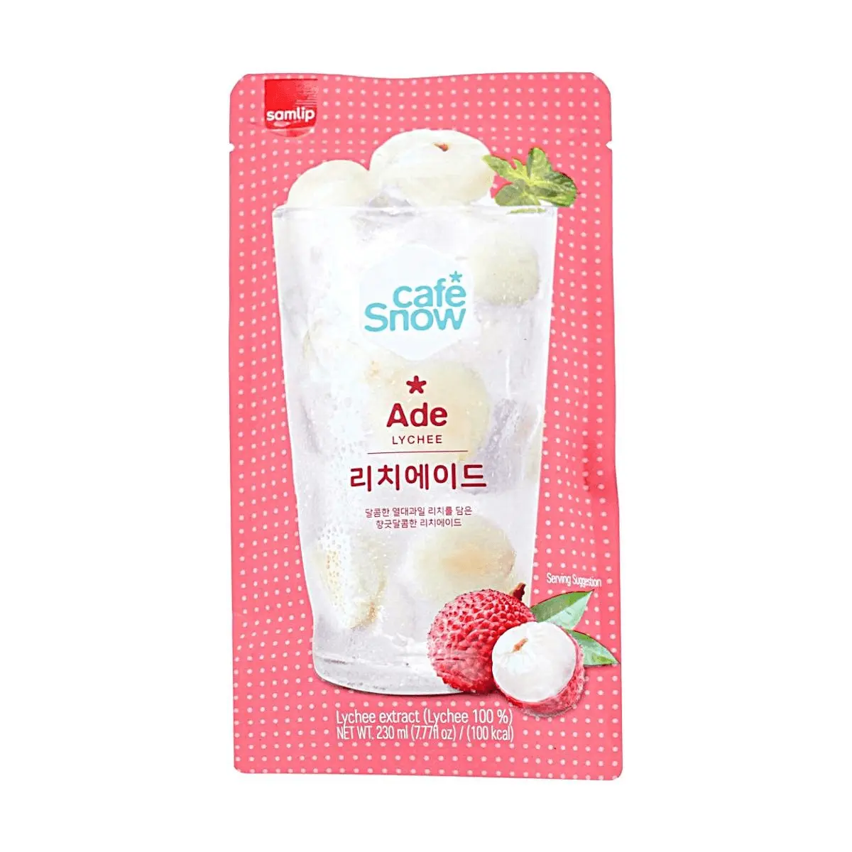 SAMLIP Korean Lychee Drink 230ml - Popular Convenience Store Beverage