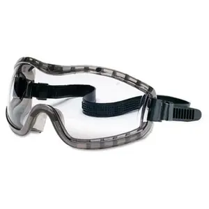 212 MAIN Stryker Protective Eyewear - Black Frame, Antifog Lenses, Chemical Protection, Adjustable Strap, Hunting Work Safety Equipment