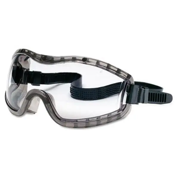212 MAIN Stryker Protective Eyewear - Black Frame, Antifog Lenses, Chemical Protection, Adjustable Strap, Work Safety Equipment for Hunting Enthusiasts