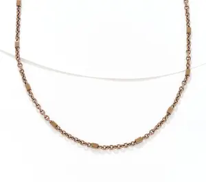 David Markstein Bronze Premiere Luxe Cube 18" + 2" Necklace