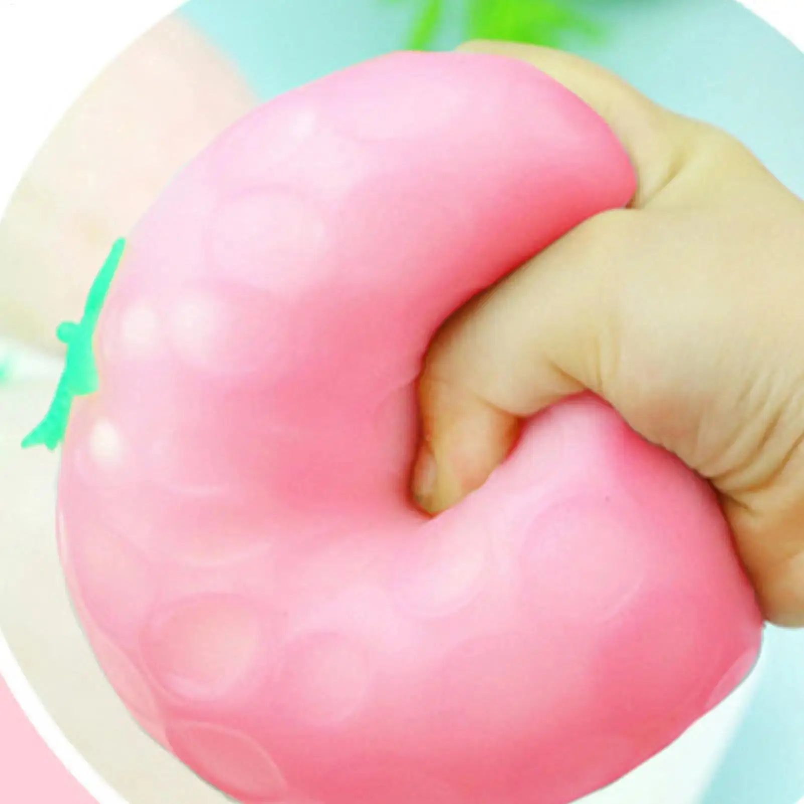 Soft Strawberry Stress Squeeze Ball Color Change Slow Rebound Fruit Fidget Vent Decompression Kids Adult Toy Gift Metal Fusion BeyBattle Set with Launchers Jujutsu Kaisen Cat Ear Plushie Mystery Box Boosters Beyblade Starter, Sensory Friendly, Comics