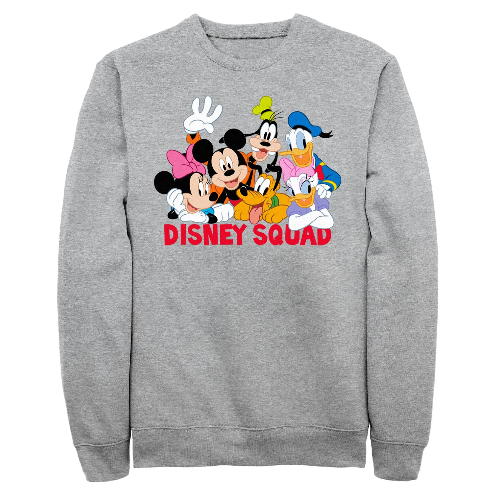 Mens Mickey & Friends Disney Squad Group Shot Sweatshirt
