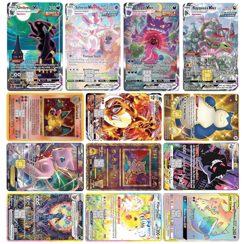 Custom Holographic Debit Card Small Chip Holographic Credit Card Decal Sticker Card Skin Vinyl Sticker Card Cover Playing Card Sticker Pop Culture