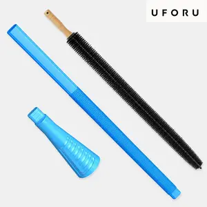 UFORU 3-Piece Dryer Vent Cleaner Kit, Flexible Vacuum Hose Attachment with Universal Adapter and Long Lint Cleaning Brush, Dryer Vent Cleaning Tool for Lint, Dust and Hard-to-Reach Areas #SummerWins #DFYD