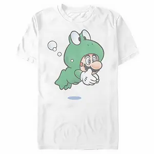 Frog Mario Graphic Tee Shirt