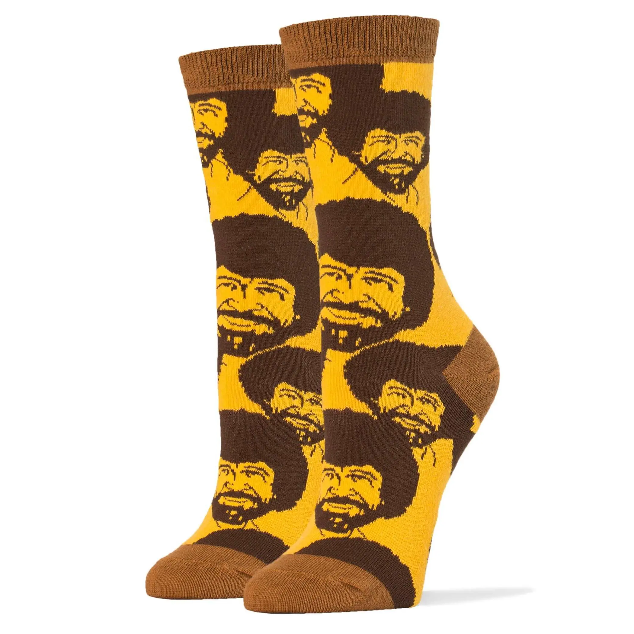 Bob Ross Flash Mob Socks